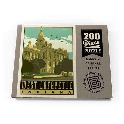 Darstellung des Puzzle Motivs American College Towns: West Lafayette American College Towns: West Lafayette 200 Puzzle Schachtel Ansicht3