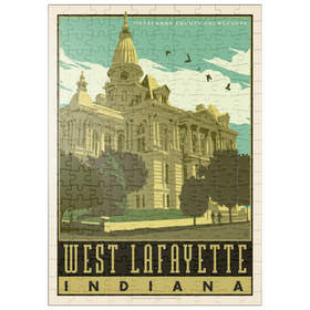 Darstellung des Puzzle Motivs American College Towns: West Lafayette - Puzzleteile: 200