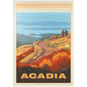 Darstellung des Puzzle-Motivs Acadia National Park: Cadillac Mountain – Puzzleteile: 1000