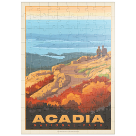 Darstellung des Puzzle Motivs Acadia National Park: Cadillac Mountain - Puzzleteile: 100