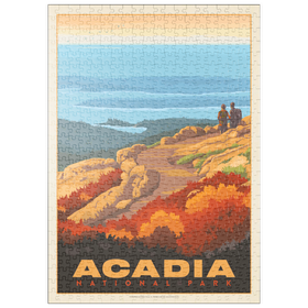 Darstellung des Puzzle Motivs Acadia National Park: Cadillac Mountain - Puzzleteile: 500