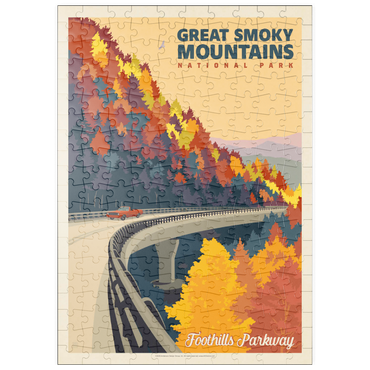 Darstellung des Puzzle Motivs puzzleplate Great Smoky Mountains National Park: Foothills Parkway In The Fall 200 Puzzle