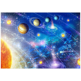 Darstellung des Puzzle-Motivs Solar System, Celestial Ocean - Random Galaxy – Puzzleteile: 1000