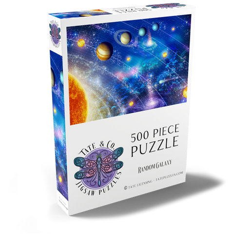 Darstellung des Puzzle Motivs Solar System, Celestial Ocean - Random Galaxy Solar System, Celestial Ocean - Random Galaxy 500 Puzzle Schachtel Ansicht2