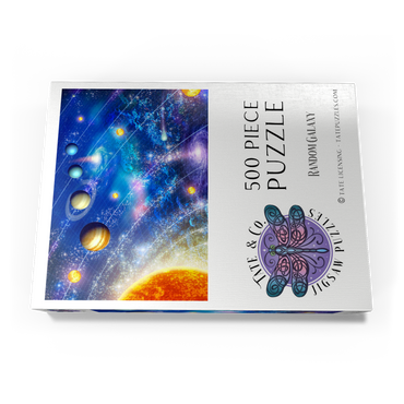 Darstellung des Puzzle Motivs Solar System, Celestial Ocean - Random Galaxy 500 Puzzle Schachtel Ansicht3