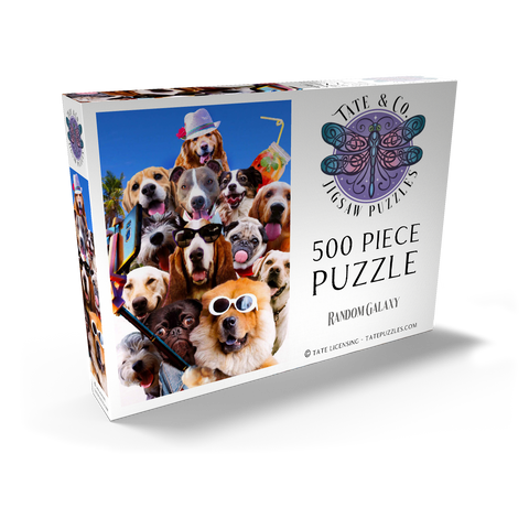 Darstellung des Puzzle Motivs Dog Selfie, Pet Dogs - Random Galaxy Dog Selfie, Pet Dogs - Random Galaxy 500 Puzzle Schachtel Ansicht2