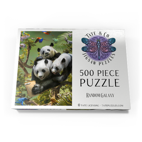 Darstellung des Puzzle Motivs Panda Selfie, Pandas - Random Galaxy Panda Selfie, Pandas - Random Galaxy 500 Puzzle Schachtel Ansicht3