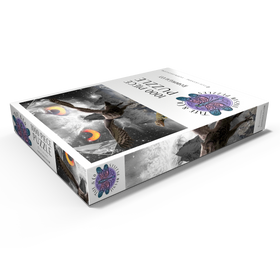 Alternative Darstellung des Puzzle-Motivs Owl Eyes, Mountain Owls - Random Galaxy – Puzzleteile: 1000