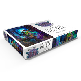 Darstellung des Puzzle Motivs Found It! - Rose Cat Khan - Puzzleteile: 500