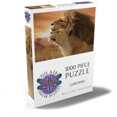 Darstellung des Puzzle Motivs A Tender Moment Wildlife - Laurie Prindle A Tender Moment Wildlife - Laurie Prindle 1000 Puzzle Schachtel Ansicht2