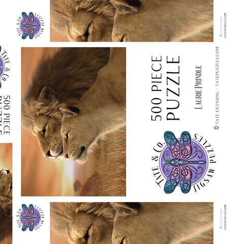 Darstellung des Puzzle Motivs A Tender Moment Wildlife - Laurie Prindle A Tender Moment Wildlife - Laurie Prindle 500 Puzzle Schachtel 3D Modell