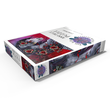 Darstellung des Puzzle Motivs Calavera Fantasy Horse - Laurie Prindle 1000 Puzzle Schachtel Ansicht1