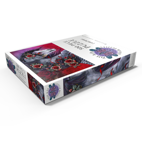 Darstellung des Puzzle Motivs Calavera Fantasy Horse - Laurie Prindle - Puzzleteile: 500