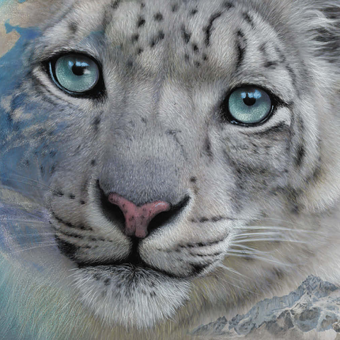 Darstellung des Puzzle Motivs Interwoven Destiny Wildlife - Laurie Prindle Interwoven Destiny Wildlife - Laurie Prindle 500 Puzzle 3D Modell