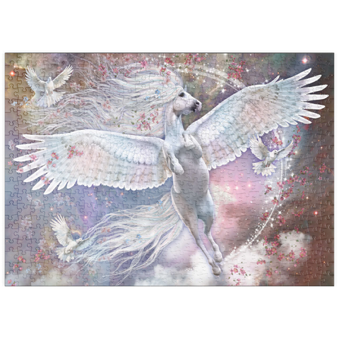 Darstellung des Puzzle Motivs Star Dancer Fantasy Horse - Laurie Prindle puzzleplate Star Dancer Fantasy Horse - Laurie Prindle 500 Puzzle