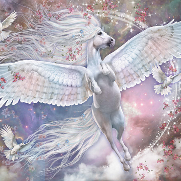 Darstellung des Puzzle Motivs Star Dancer Fantasy Horse - Laurie Prindle 500 Puzzle 3D Modell