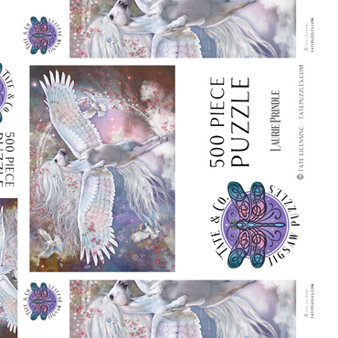 Darstellung des Puzzle Motivs Star Dancer Fantasy Horse - Laurie Prindle 500 Puzzle Schachtel 3D Modell