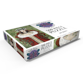 Darstellung des Puzzle Motivs Winter Solstice fairy – Amy Brown - Puzzleteile: 500