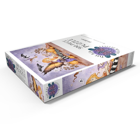 Darstellung des Puzzle Motivs Magick In The Pumpkin Patch fairy – Amy Brown - Puzzleteile: 500