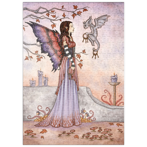 Darstellung des Puzzle Motivs Key Keepers fairy – Amy Brown puzzleplate Key Keepers fairy – Amy Brown 500 Puzzle