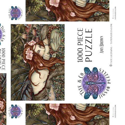 Darstellung des Puzzle Motivs Fairy And Goblin fantasy – Amy Brown  Fairy And Goblin fantasy – Amy Brown 1000 Puzzle Schachtel 3D Modell