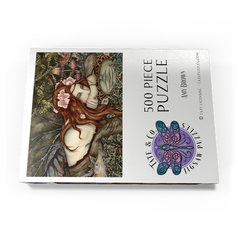 Darstellung des Puzzle Motivs Fairy And Goblin fantasy – Amy Brown  Fairy And Goblin fantasy – Amy Brown 500 Puzzle Schachtel Ansicht3