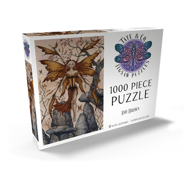 Darstellung des Puzzle Motivs The Arrival Fairy – Amy Brown 1000 Puzzle Schachtel Ansicht2