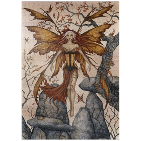 Darstellung des Puzzle Motivs The Arrival Fairy – Amy Brown - Puzzleteile: 1000