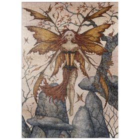 Darstellung des Puzzle Motivs The Arrival Fairy – Amy Brown - Puzzleteile: 500