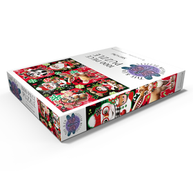 Darstellung des Puzzle Motivs Christmas Cuties Animals Collage - Sheena Pike - Puzzleteile: 1000