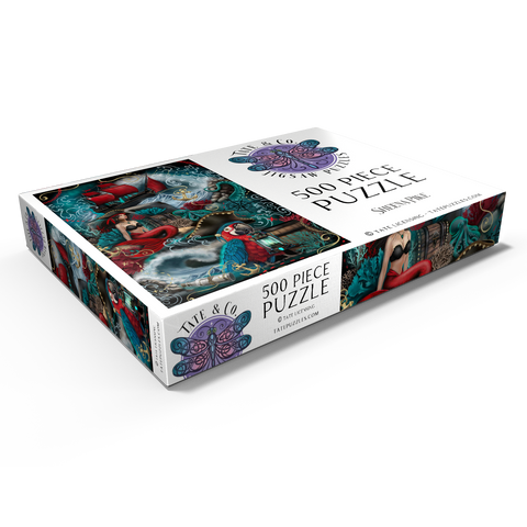 Darstellung des Puzzle Motivs Pirate Cove Parrot and Mermaid - Sheena Pike Pirate Cove Parrot and Mermaid - Sheena Pike 500 Puzzle Schachtel Ansicht1
