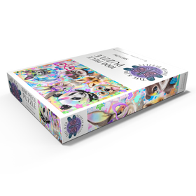 Alternative Darstellung des Puzzle-Motivs Rainbow Cuties Baby Animals - Sheena Pike – Puzzleteile: 1000