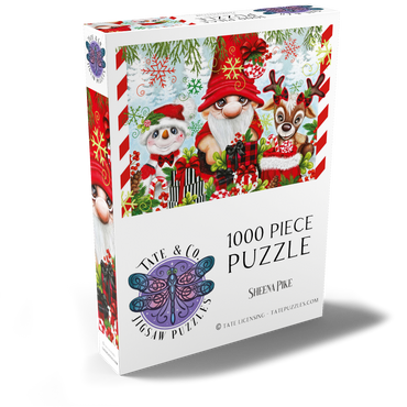 Darstellung des Puzzle Motivs Christmas Gnome and Friends - Sheena Pike 1000 Puzzle Schachtel Ansicht2