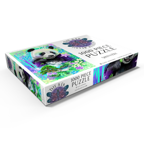 Alternative Darstellung des Puzzle-Motivs Panda Bear Animal Spirit - Sheena Pike – Puzzleteile: 1000