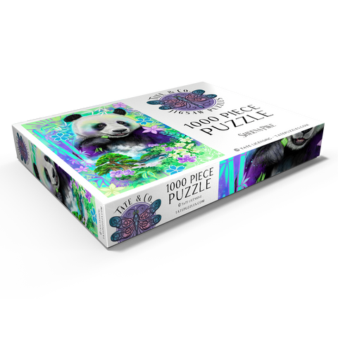 Darstellung des Puzzle Motivs Panda Bear Animal Spirit - Sheena Pike Panda Bear Animal Spirit - Sheena Pike 1000 Puzzle Schachtel Ansicht1