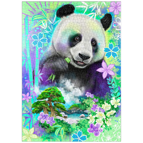 Darstellung des Puzzle Motivs Panda Bear Animal Spirit - Sheena Pike puzzleplate Panda Bear Animal Spirit - Sheena Pike 1000 Puzzle