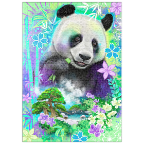 Darstellung des Puzzle Motivs Panda Bear Animal Spirit - Sheena Pike - Puzzleteile: 500