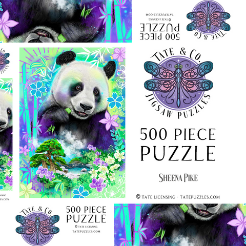 Darstellung des Puzzle Motivs Panda Bear Animal Spirit - Sheena Pike Panda Bear Animal Spirit - Sheena Pike 500 Puzzle Schachtel 3D Modell