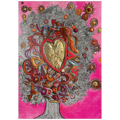 Darstellung des Puzzle Motivs Tale of the Tree puzzleplate Tale of the Tree 1000 Puzzle