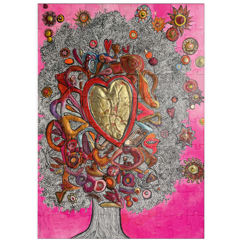 Darstellung des Puzzle Motivs Tale of the Tree puzzleplate Tale of the Tree 100 Puzzle