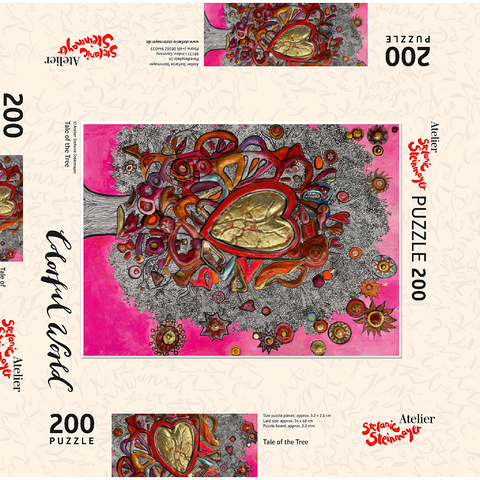 Darstellung des Puzzle Motivs Tale of the Tree Tale of the Tree 200 Puzzle Schachtel 3D Modell