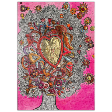 Darstellung des Puzzle Motivs Tale of the Tree puzzleplate Tale of the Tree 500 Puzzle