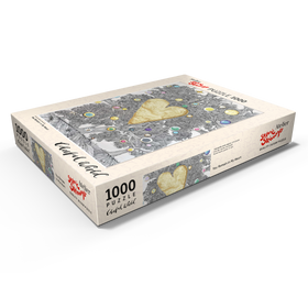 Alternative Darstellung des Puzzle-Motivs You Remain in My Heart – Puzzleteile: 1000