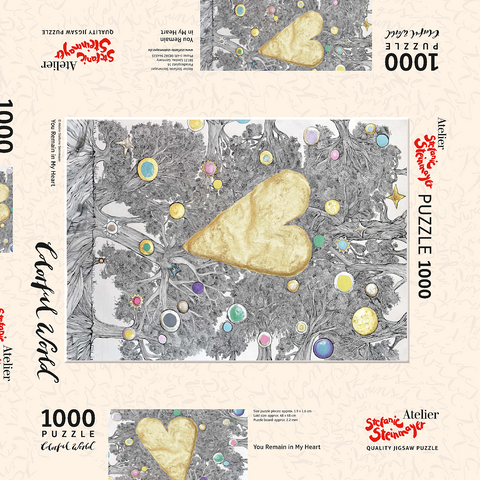 Darstellung des Puzzle Motivs You Remain in My Heart You Remain in My Heart 1000 Puzzle Schachtel 3D Modell