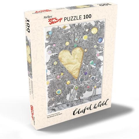 Darstellung des Puzzle Motivs You Remain in My Heart You Remain in My Heart 100 Puzzle Schachtel Ansicht2