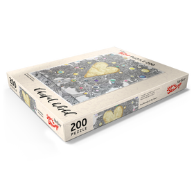 Alternative Darstellung des Puzzle-Motivs You Remain in My Heart – Puzzleteile: 200