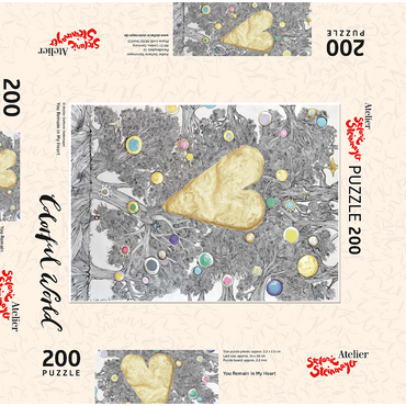 Darstellung des Puzzle Motivs You Remain in My Heart 200 Puzzle Schachtel 3D Modell