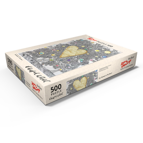 Alternative Darstellung des Puzzle-Motivs You Remain in My Heart – Puzzleteile: 500