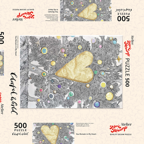 Darstellung des Puzzle Motivs You Remain in My Heart You Remain in My Heart 500 Puzzle Schachtel 3D Modell