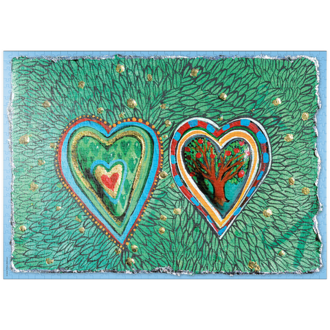 Darstellung des Puzzle Motivs In the Embrace of Natur puzzleplate In the Embrace of Natur 1000 Puzzle